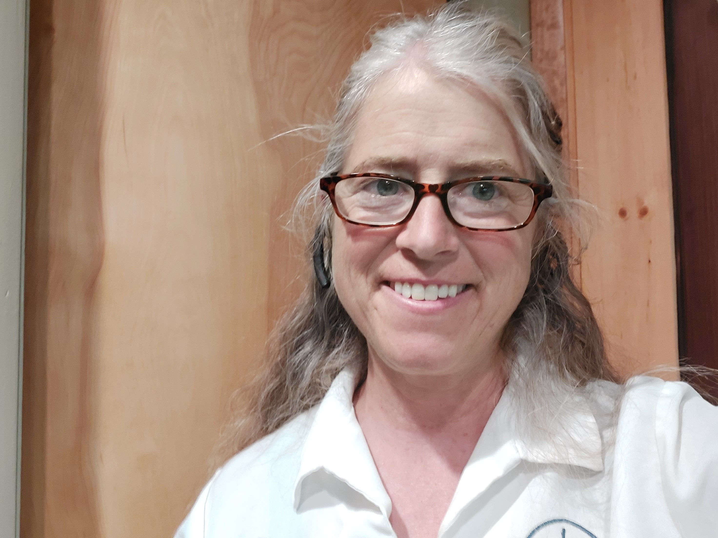 A picture of Jo Myers smiling at the camera