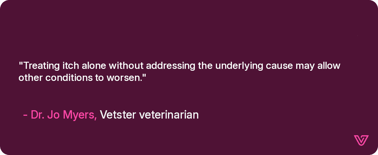 Treating itch alone without addressing the underlying cause may allow other conditions to worsen.